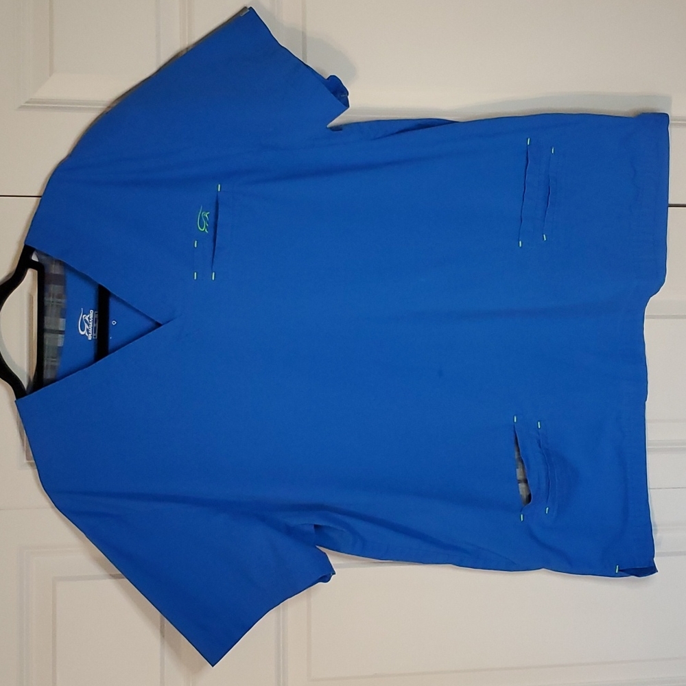 Iguanamed Scrubs top uniform XL Blue Green